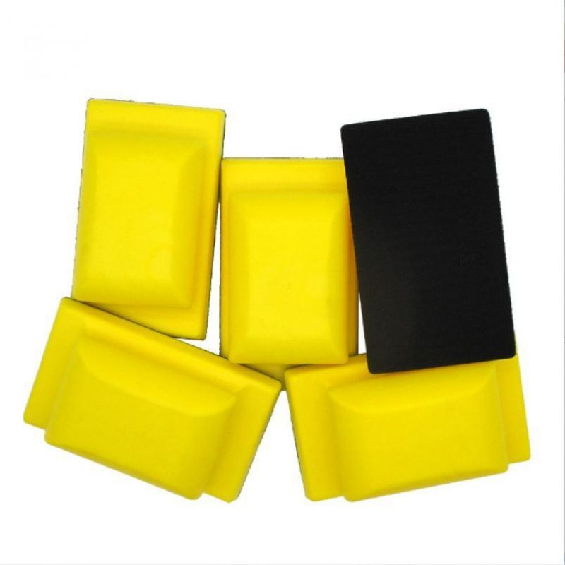 70*115mm Car Polishing Tool Yellow Square Polishing Disc Sandpaper Grinding Disc SD0020