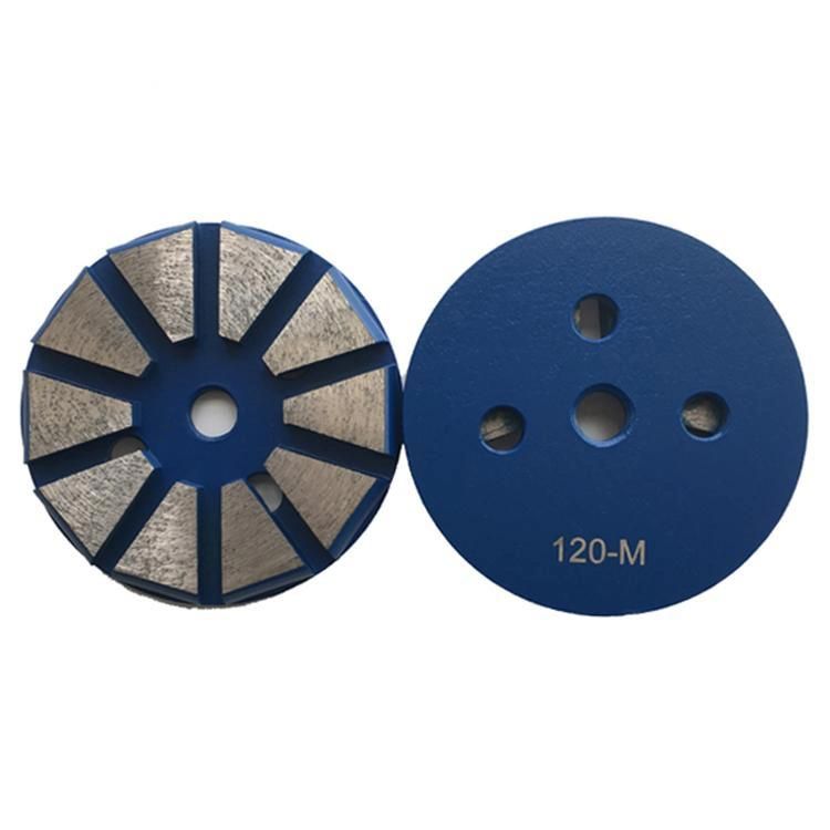 3 Inch D80mm Diamond Grinding Wheel with Ten Segments Diamond Grinding Disc for Concrete and Terrazzo Floor