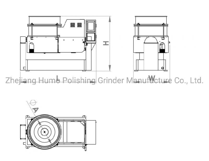 Deburring Machine for Small Parts Centrifugal Disk Tumbling Machine with Separator