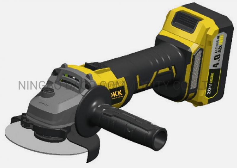 High-Quality 20V Lithium Brushless Angle Grinder Cordless Tool Power Tool (2.0/4.0ah)