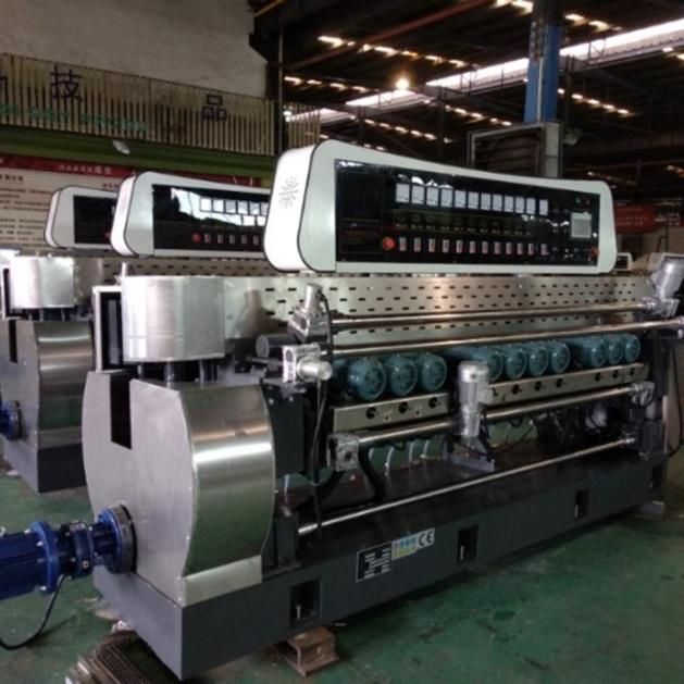 45° Glass Mitering Edging Machine with PLC Control (9 motors)