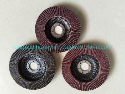 Power Electric Tools Accessories 4.5&quot; Inch Coated Abrasive Polishing Wheel Calcined Flap Disc for Stainless, Inox, Metals