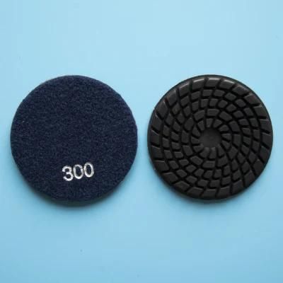 Qifeng Power Tool Flexible Abrasive Resin Bond Diamond Concrete Wet Polishing Pad