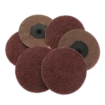 3&quot; 75mm Quick Change Roll Lock Red Surface Conditioning Sanding Disc