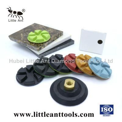 3-Inch Wet Use Diamond Resin Floor Polishing Pad for Stone