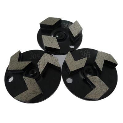 3 Inch D80mm Universal Diamond Grinding Disc with Single Pin Diamond Grinding Wheel for Concrete and Terrazzo Floor