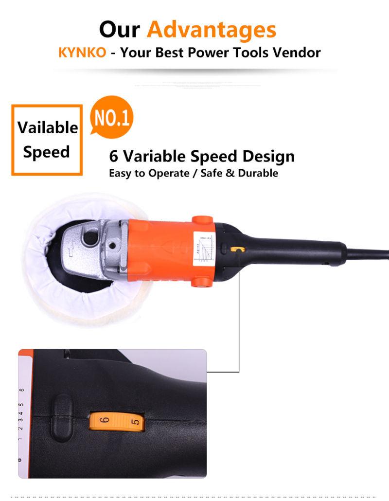 1400W 180mm Strong Power Angle Grinder for Car Waxing (KD25A)