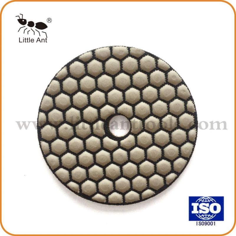 Little Ant Resin Bond Diamond Dry Polishing Pads for Marble