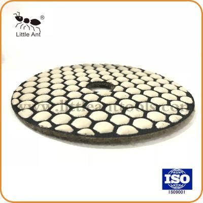 Dry Diamond Resin Abrasive Tools Grinding Plate Polishing Pad for Stone 4&quot;/100mm