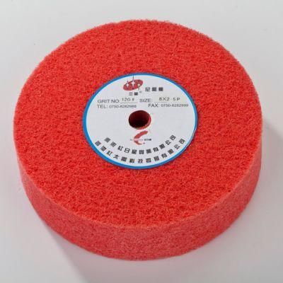 Red Non Woven Matt Polishing Wheels