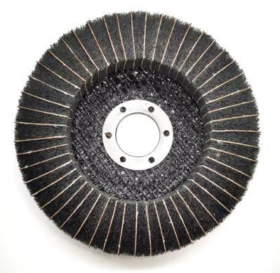 5&quot; 125mm Mop Wheel Non-Woven Disc 16mm Arbor Hole for Stainless Steel Polishing Steel Inox Grey Color