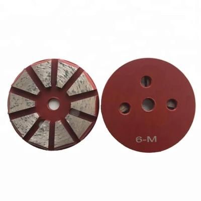 3 Inch D80mm Diamond Grinding Wheel with Ten Segments Diamond Grinding Disc for Concrete and Terrazzo Floor