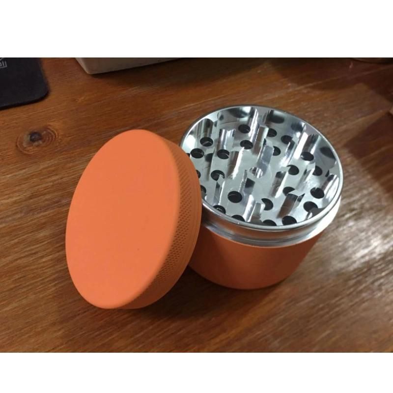 Aluminium Alloy 63mm Dia Tabacco Grinders Cigarette Smoking Crusher