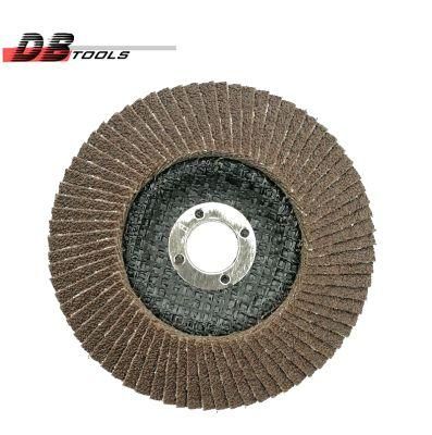 4&quot; 100mm Flap Disc Abrasive Tools Calcined Alumina for Derusting Stainless Steel Wood High Density