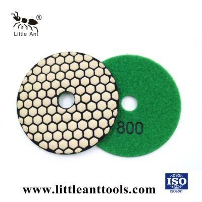 Professional Manufacturer 4&quot; Dry Diamond Polishing Pads Marble, Abrasive Tool