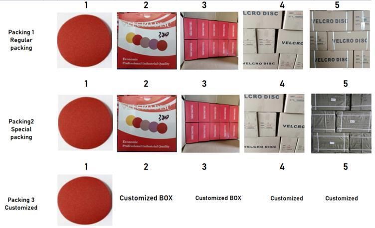 OA/Alumina Oxide Abrasive Psa Sanding Disc
