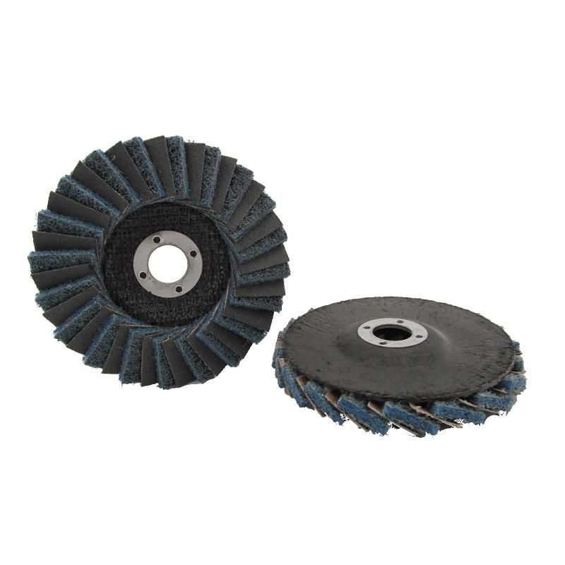 Non-Woven Polishing Disc with Zirconia Abrasive Cloth