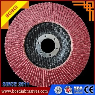 Flap Wheel All Size, Red/Brown/Blue Aluminium Oxide/Zirconium Oxide for Metal Polishing Abrasive Flap Disc