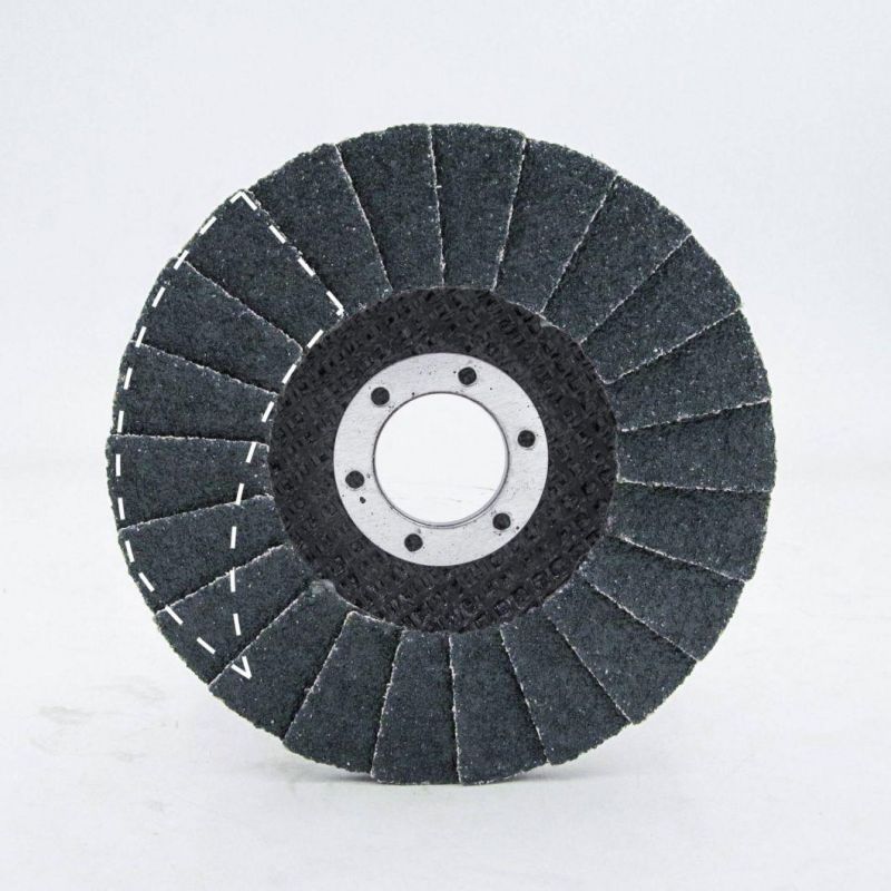 Zirconia Abrasive Cloth Zk765 Grinding Wheel 115*22mm Flexible Flap Disc