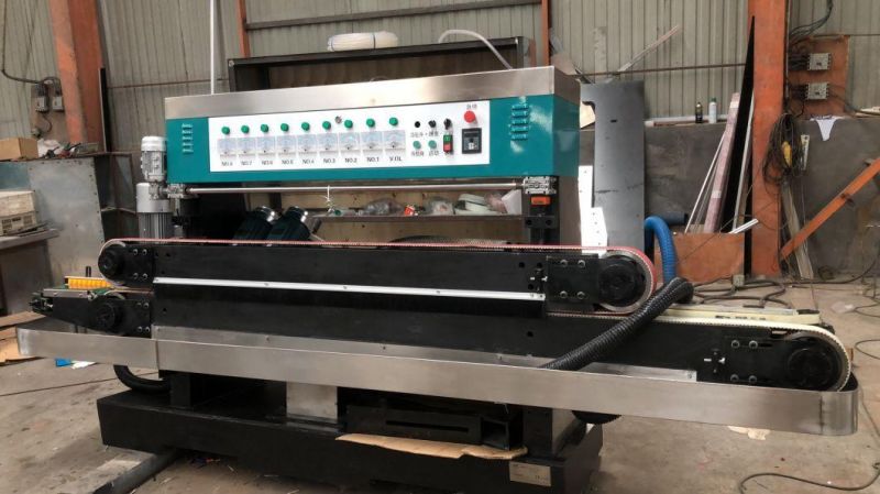 Glass Double Edger Polishing-Beveling Machine Edge Sanding Smoothing Machine Glass Edge Polishing Machine with Manual