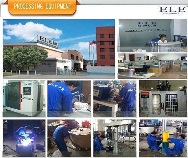 Ele Horizontal Wet Grinding Sand Mill (disc type) for Paint, Coating, Pigment, Ink with Zirconia Beads