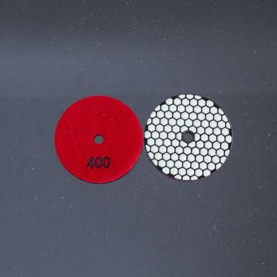 4 Inch 7-Step Super Marble Granite Abrasive Tool Diamond Dry Polishing Pads for Dry Use