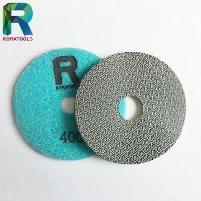 400# Grit Electroplated Polishing Pads for Granite