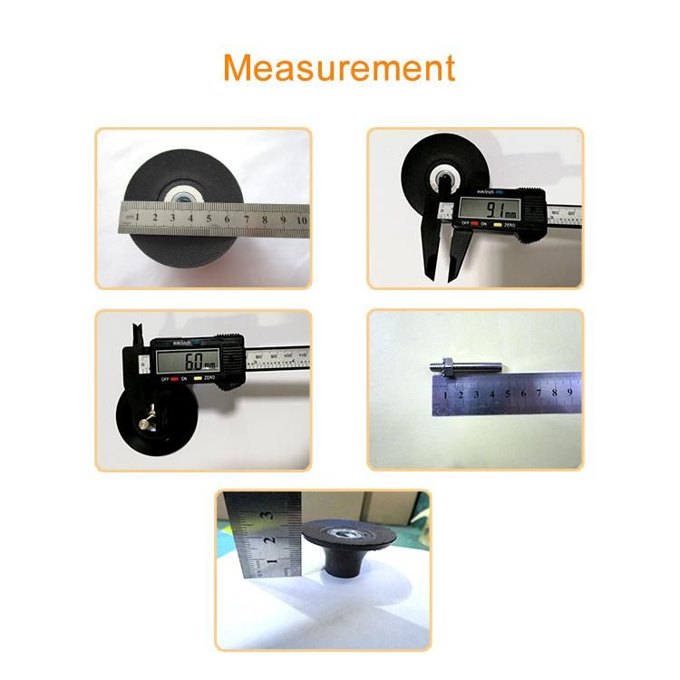 3" 75mm Rubber Sanding Pad Roll Lock Disc Pad Holder with 1/4" Shank for Rotary Tool Sanding Surface Conditioning Discs