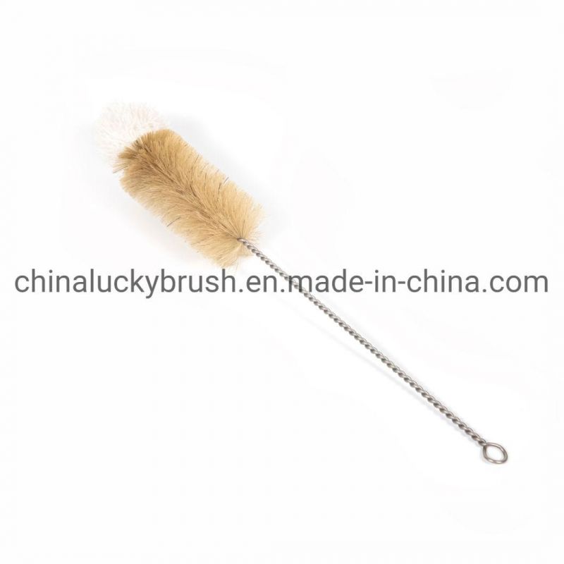 Bottle Tube Orifice Cleaning Brush Steel Wire Nylon Wire Smalllight Cleaning or Polishing Brush (YY-976)