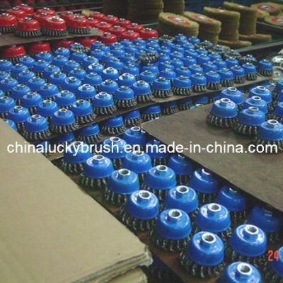 Twist Knot Polishing Cup Brush (YY-309)