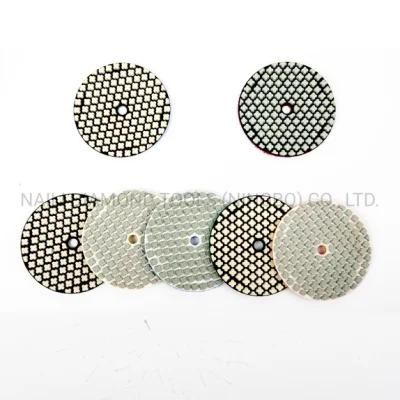 Qifeng Manufacturer Power Tools Seven Steps Dry Diamond Polishing Pads for Marble/ Granite