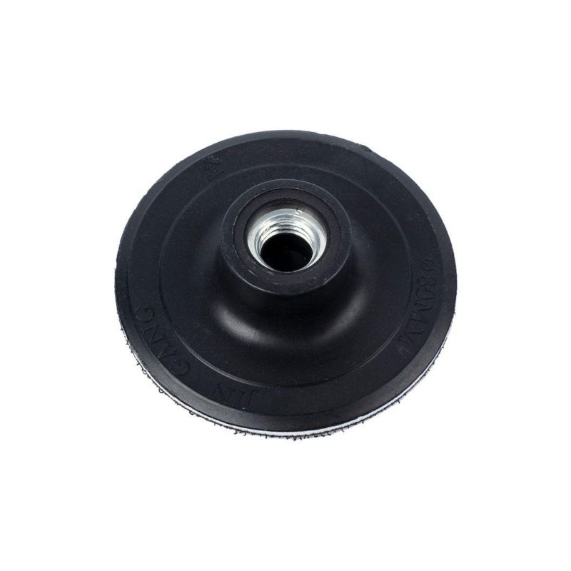 Qifeng Manufacturer Power Tool Factory Direct Sale 80mm Rubber Backer Pad with M14 5/8-11 Thread