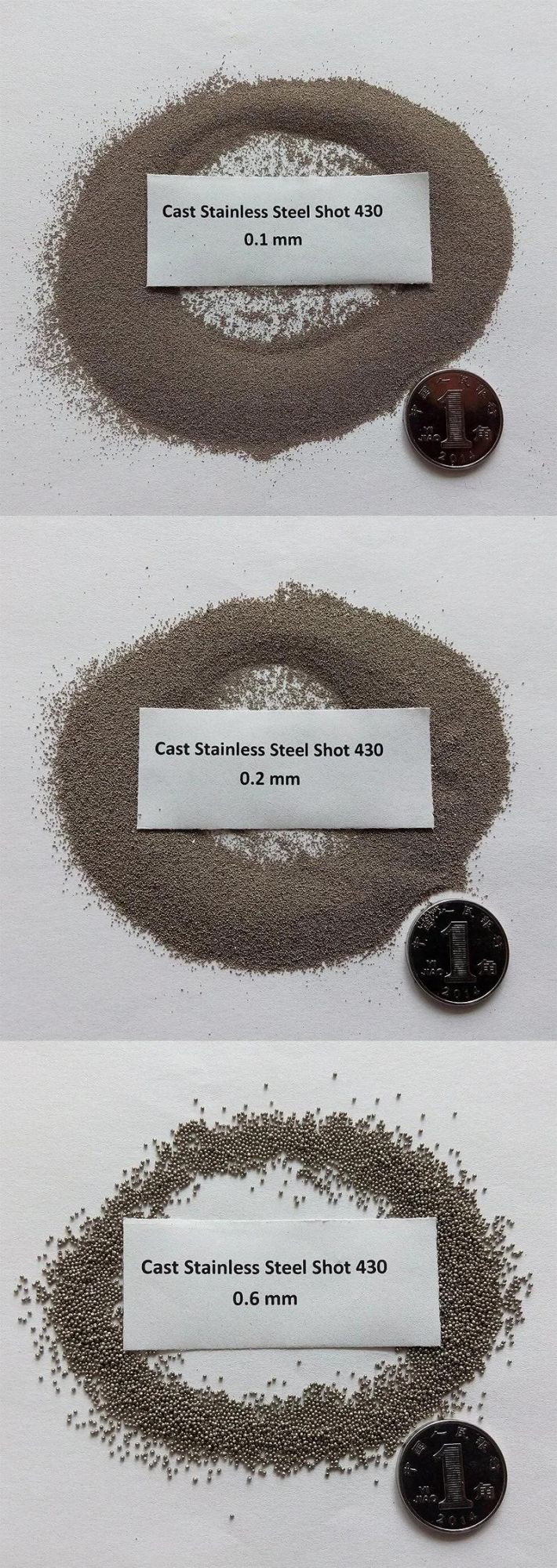 Low Dust Peening Steel Shot for Metal Surface Treatment