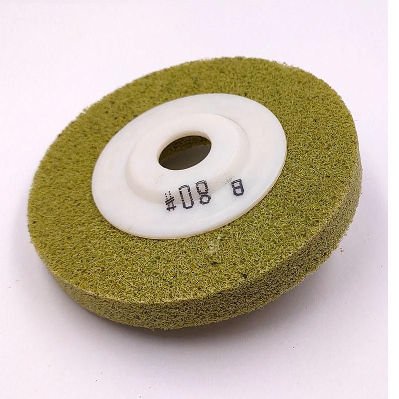 Non-Woven Disc--Green Covering Alloy Wheel