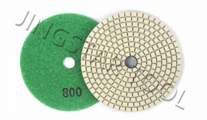 Resin Flexible Wet Diamond Marble Concrete Stone Polishing Pads