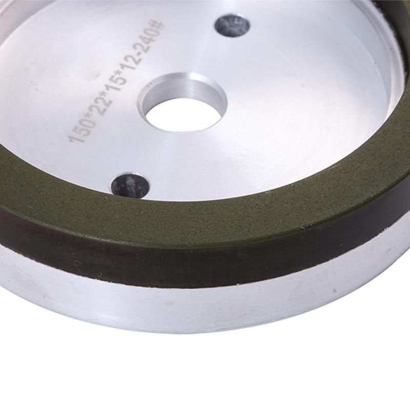 Glass Resin Bond Diamond Bevel Alumiun Plate Resin Wheel for Glass Grinding/Edging Machine Spare Parts