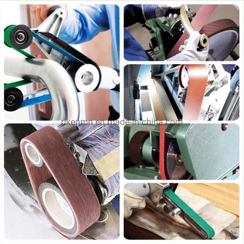 Manufacturer 2X48 Inch 50 X 1220mm 7 Ceramic Abrasive Belt Sanding Cloth Belt Roll for Polishing Stainless Steel Metal
