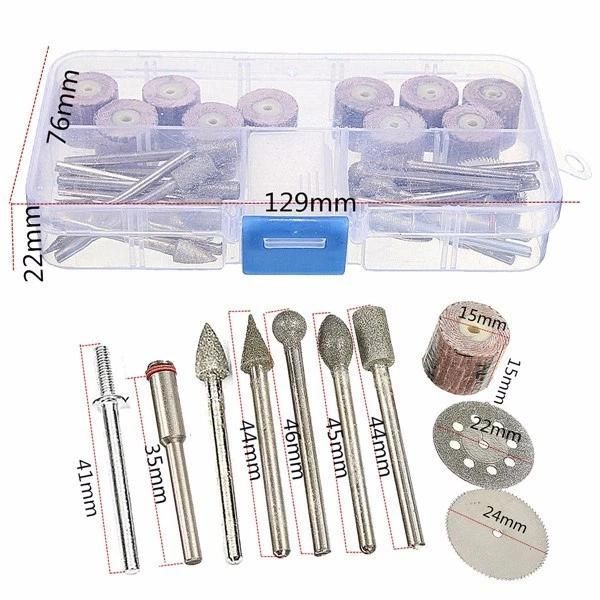38PCS Electric Grinding and Polishing Rotary Tool Accessory Set
