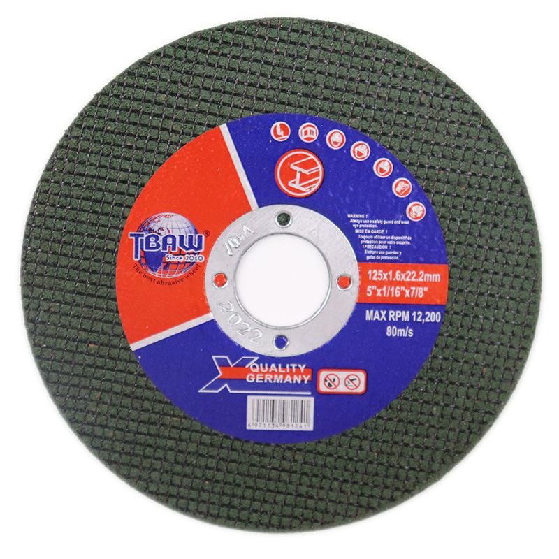 125mm 5inch China Factory Resin Bonded Abrasive Cut off Disc Grinding Cutting Wheel
