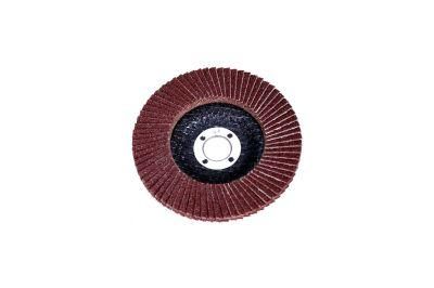 4&quot; 60# Alumina Oxide Flap Disc with Economic But Perfect Polishing Effect as Abrasive Tooling for Grinding Polishing Angle Grinder