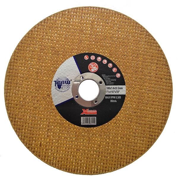 7inch Cutting Wheel for Stainless Steel Inox Cutting Disc Double Net 180*1.6*22mm