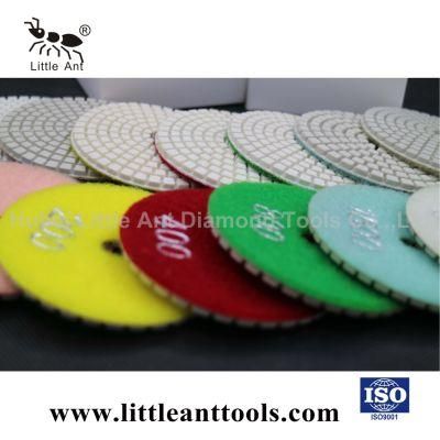 Wholesale Circular Flexible Diamond Polishing Pad with Wet Use