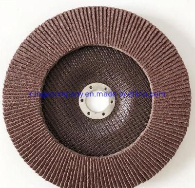 Aluminum Oxide Flap Disc 40 Grit High Density Industrial Abrasive Grinding Wheel, 5&quot; Sandpaper Wheel for Polishing Metal Stainless Steel Wood