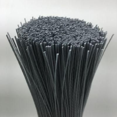 Sic Silicon Carbide Grit 320# 0.75mm Straight PA612 Polyamide PA 6.12 Abrasive Filament for Textile Industry Sueding Roller Brush