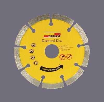 Sintered Diamond Disc with Segmented Saw Blade