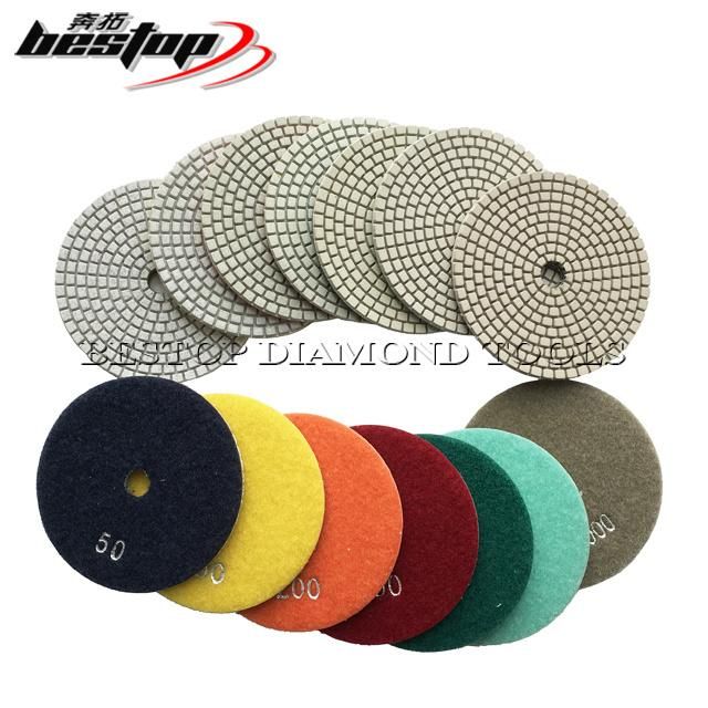 China Factory Wholesale Diamond Flexible Polishing Pad