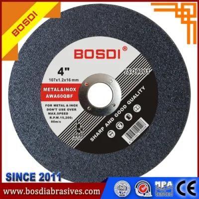 107X1.2X16mm Top Quality Cutting Wheel for Stainless Steel, Iron, Inox