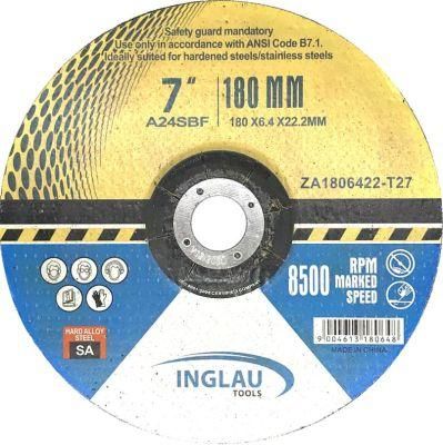 Depressed Center Grinding Wheel for Metal