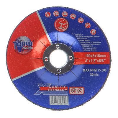 China Manufacture 4 Inch, 5 Inch, 7 Inch, Small Size Abrasive Cutting Grinding Wheel