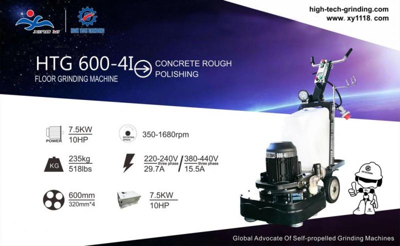 Powerful 7.5kw Motor Angle Concrete Grinder Machine